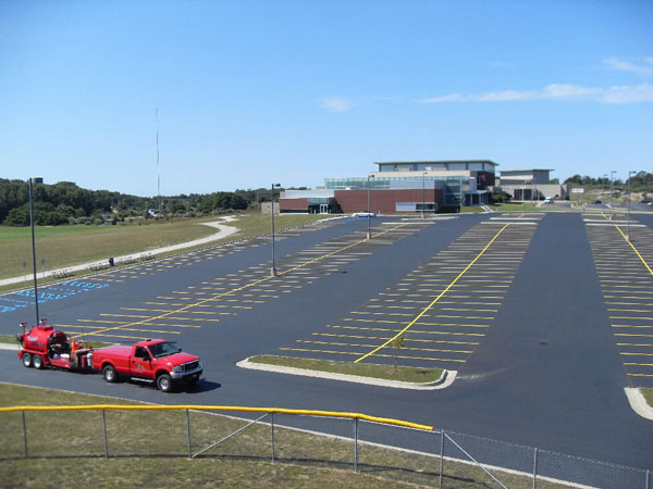 sealcoating and parking lot striping marking services in north western michigan mansitee county